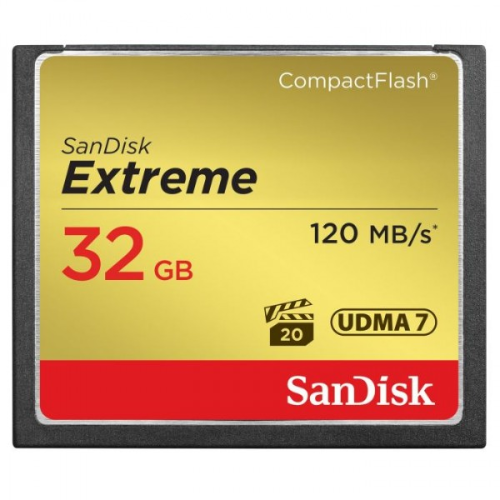 0000025999| Sandisk Extreme 32GB CF Card 120Mb/s 800x