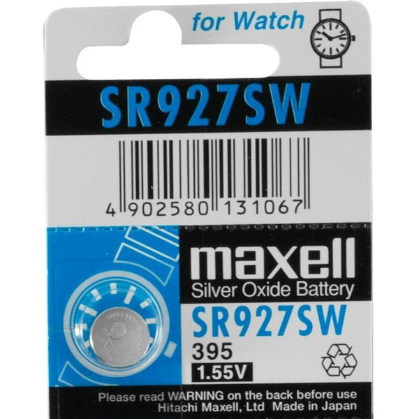 0000000695| Maxell SR927SW/395 1.55v Battery