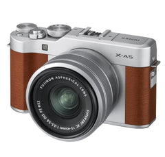  Fujifilm  X-A5 Brown Digital Camera & 15-45mm Silver Lens