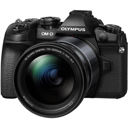 0000031990| Olympus OM-D E-M1 Mark II + Olympus Pro 12-200mm F3.5-6.3 Black Lens Kit