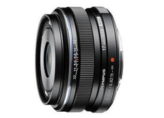  Olympus M.Zuiko 17mm f1.8 Wide Lens - Black