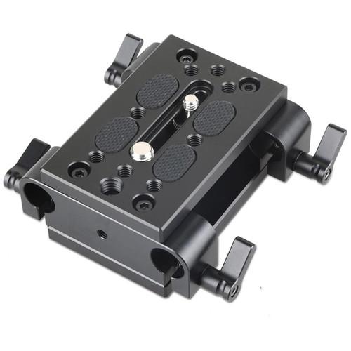 0000029995| SmallRig 1798 Baseplate with Dual 15mm Rod Clamp