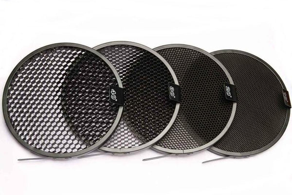 0000007995| JINBEI Honeycomb set of 4 grids for 55 degree reflector