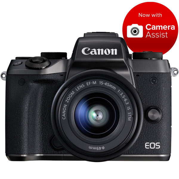 0000029990| Canon EOS M5 Mirrorless Digital Camera With EFM 15-45ST Lens