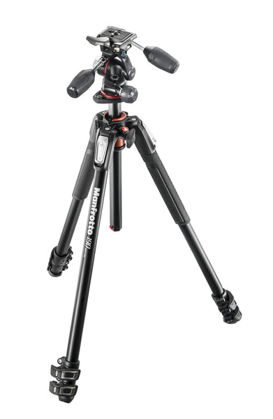 0000042995| Manfrotto 190 Pro 3 Legs & 3 Way Head