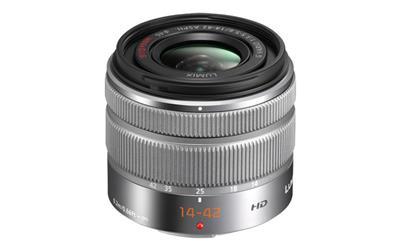 0000003990| Panasonic 14-42mm F3.5-5.6 MEGA OIS Silver Zoom Lens