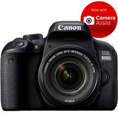  Canon EOS 800D DSLR & 18-55mm f/4-5.6 IS STM Lens