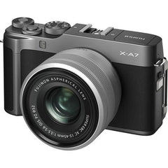  Fujifilm X-A7 Dark Silver Body + XC15-45mm Lens