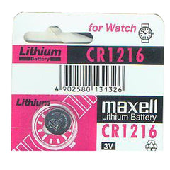  Maxell CR-1216 Lithium 3V Button Cell Battery