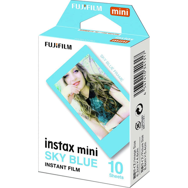 0000002195| Fujifilm Instax Mini Sky Blue Frame 10pk Film