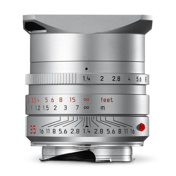 0000076490| Leica Summilux-M 35mm f/1.4 ASPH Silver Anodized Finish Lens (11675)