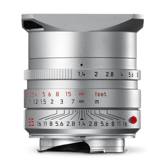  Leica Summilux-M 35mm f/1.4 ASPH Silver Anodized Finish Lens (11675)