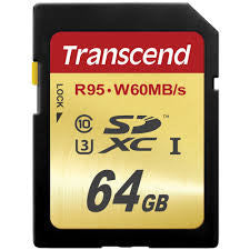 Transcend Card SDXC UHS-1 U3 64Gb Ultimate U3