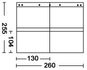 ALBOX 5x4 Polypropylene Pocket 25 Sheets