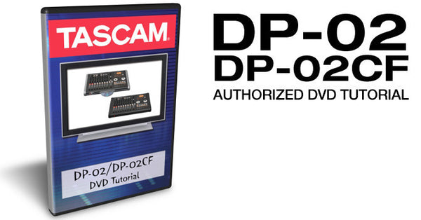 Tascam DP-02DVD Tutorial Dvd For Dp02 & Dp02Cf