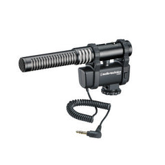 audio-technica AT-AT8024 SHOTGUN Mono/stereo camera mount mini shotgun microphone for DSLR and video recorders