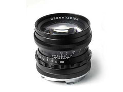 Voigtlander 50mm f1.5 Nokton Asph M mount  lens. Black Finish.