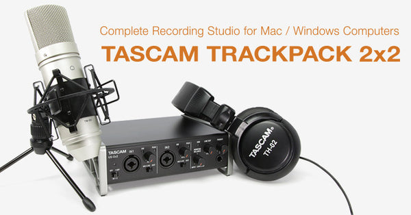 Tascam US-2X2TP Home Recording Package