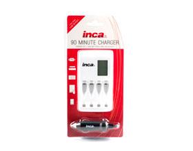 0000004995| Inca Fast Charger 4xAA /AAA USB & Car Adapter