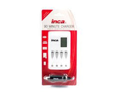  Inca Fast Charger 4xAA /AAA USB & Car Adapter