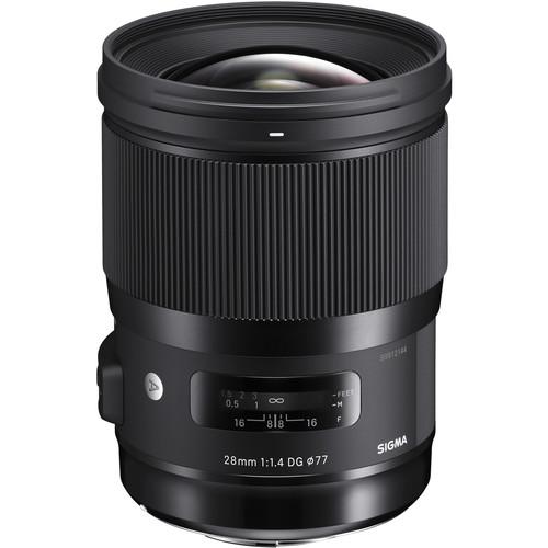 0000015990| Sigma 28mm F1.4 DG HSM Art E-Mount Lens