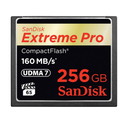 0000068995| Sandisk Extreme Pro CF 256GB 160MB/s Card