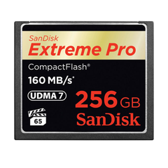  Sandisk Extreme Pro CF 256GB 160MB/s Card