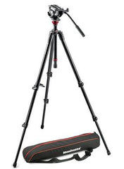  Manfrotto Tripod Kit Alum 755XB + MVH500AH + Bag