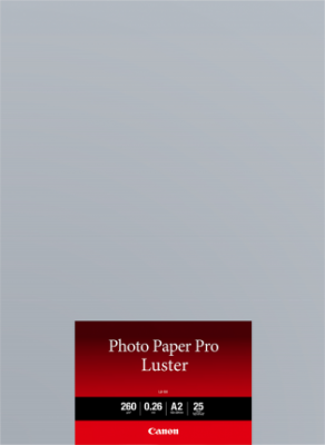 0000016995| Canon LU101A2 25 Sheets A2 260gsm Luster Photo Paper