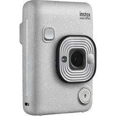  Fujifilm INSTAX Mini LiPlay Hybrid Instant Camera Stone White