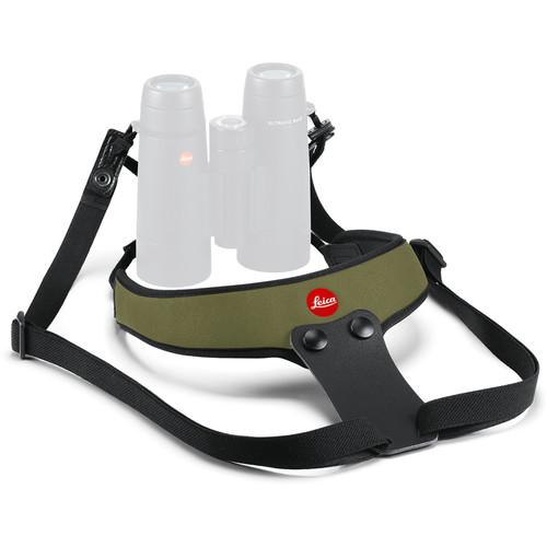 0000008995| Leica  Neoprene Binocular Strap Sport - Olive Green (42059)