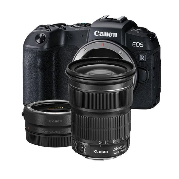 0000023990| Canon EOS RP with EF 24-105mm IS STM Lens & EF-EOS R Adapter