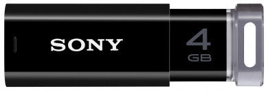 Sony 4GB MICRO VAULT CLICK BLACK USB 2.0