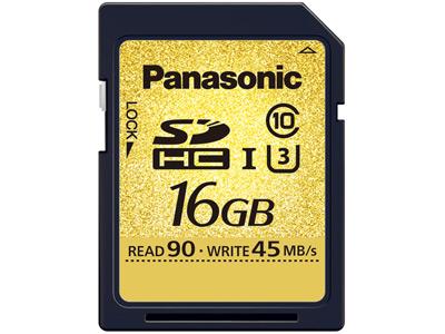 0000026995| Panasonic RP-SDUC16GAK 16GB Class 10/UHS1(U3) For 4K