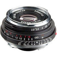 Voigtlander M Mount Lens 35mm f2.5 Colour Skopar M PC-II Black