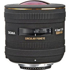  Sigma 4.5mm F2.8 EX DC Fisheye HSM Nikon Lens