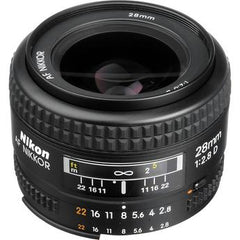  Nikon Nikkor AF 28mm f2.8D Wide Angle Lens