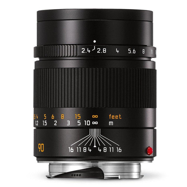 0000028990| Leica Summarit-M 90mm f/2.4 Lens Black Anodized Finish Lens (11684)