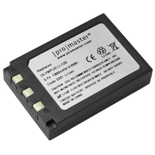 0000024995| ProMaster Olympus LI-12B  Lithium-Ion Battery - 2331