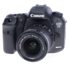  Canon EOS 7D Mk II DSLR With 18-55mm IS USM Lens