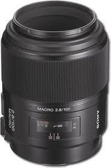 Sony 100mm F2.8 Macro Lens       SAL100M28