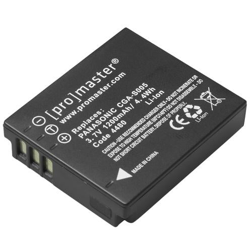 0000004995| ProMaster Panasonic CGA-S005  Lithium-Ion Battery - 4480