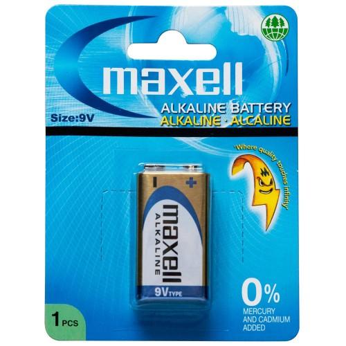 0000000895| Maxell 9V Alkaline Battery