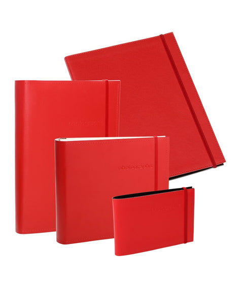 0000001495| Profile  Citileather 4x6" Red Album