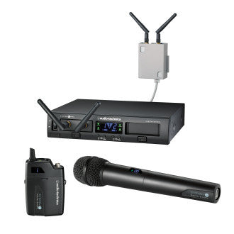 System10 Pro wireless system.  Two RU13 receivers  one HH and one BP transmitters (No BP mic) AT ATW-1312