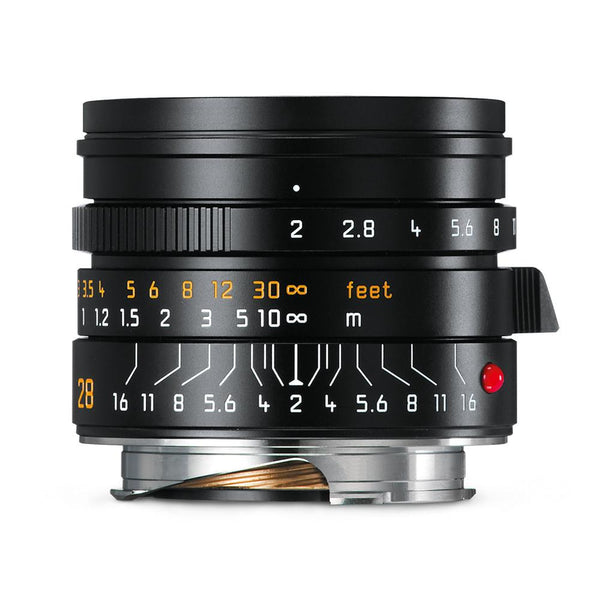 0000061490| Leica Summicron-M 28mm f/2 ASPH Black Lens (11672)