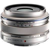  Olympus M.Zuiko 17mm f1.8 Wide Lens - Silver