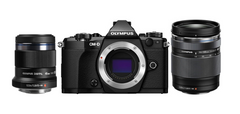  Olympus OM-D E-M5 II Black 14-150mm & 45mm Lens Kit