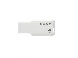 Sony 4GB MICRO VAULT TINY WHITE USB 2.0