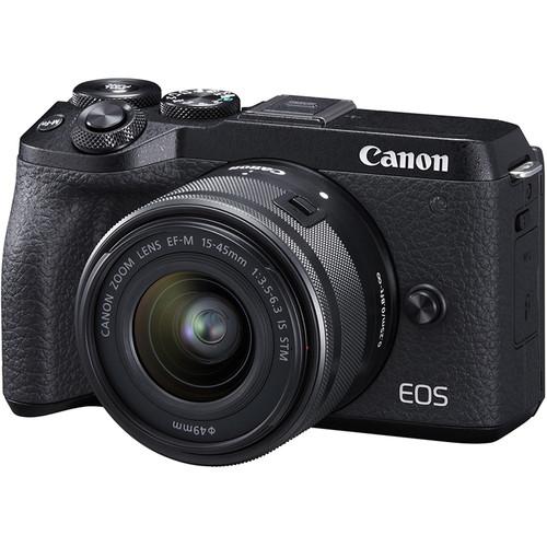 0000018990| Canon EOS M6 II with EF-M 15-45mm & 22 mm Lenses